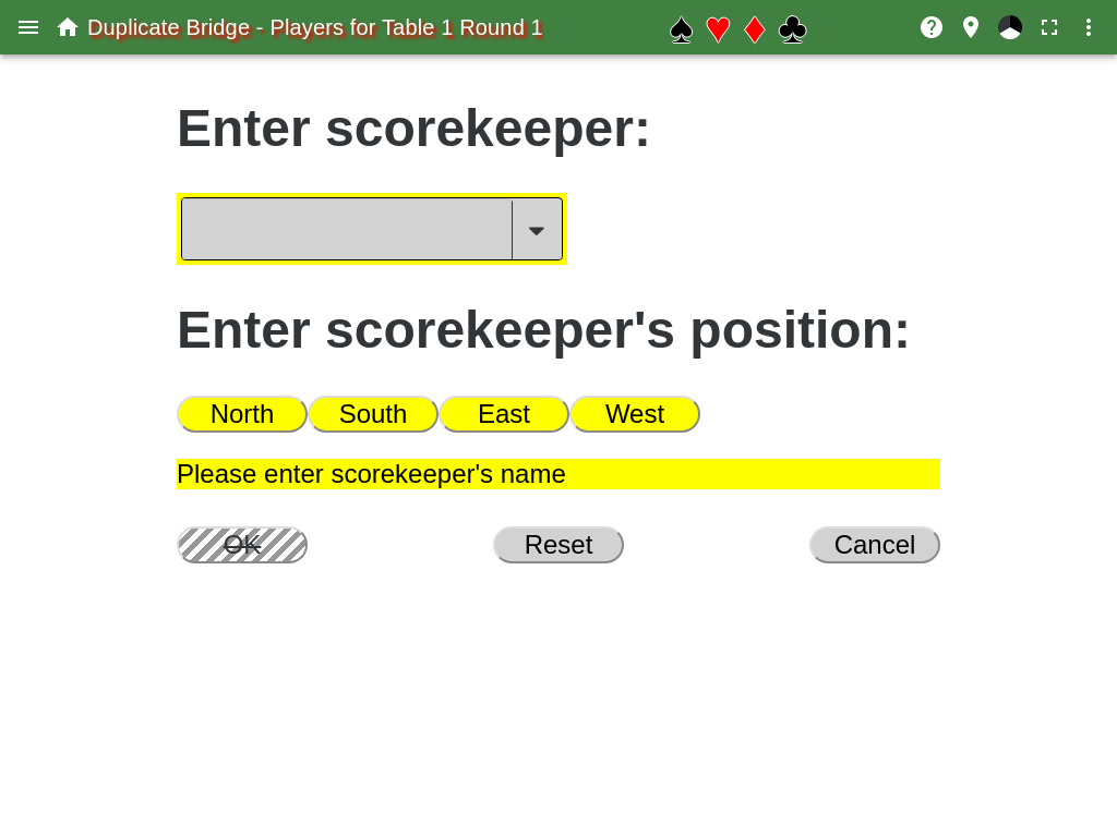 Enter Scorekeeper